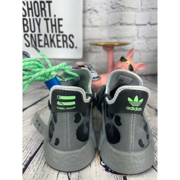 Adidas NMD Human Race x Pharrell Hu Animal Mens 12.5 Grey Leopard Print OG NEW main image 5
